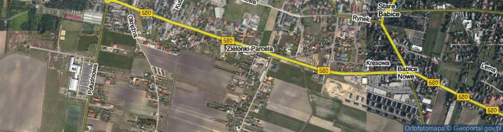 Zdjęcie satelitarne Ożarowska ul.